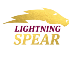 Lightning Spear logo landscape AW